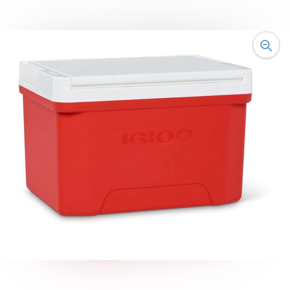 Igloo 9 Quart Laguna Ice Chest Cooler, Red (13" x 9 x 8") - Picture 3 of 3